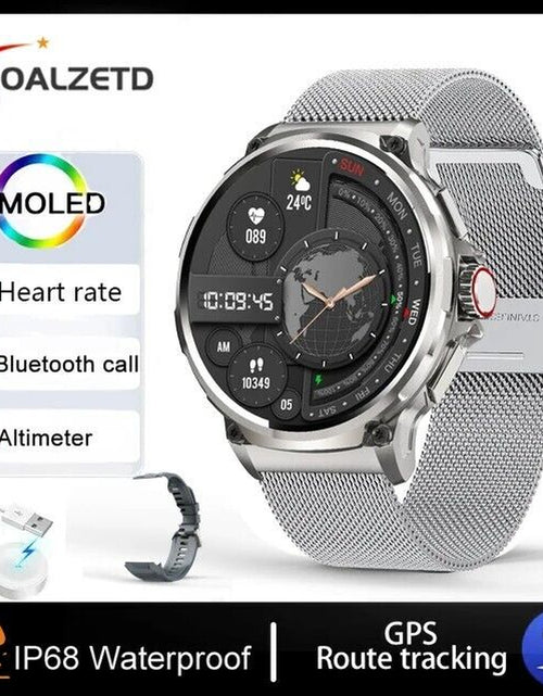 Load image into Gallery viewer, 1.85" Ultra HD Smartwatch GPS Bluetooth Call Health Monitoring Watch Gym Gift
