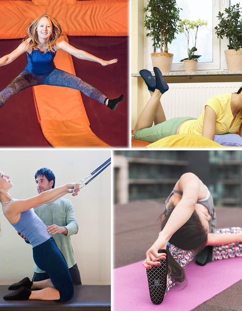 Load image into Gallery viewer, Unisex Non Slip Grip Socks with Cushion for Yoga, Pilates, Barre, Home &amp; Hospital
