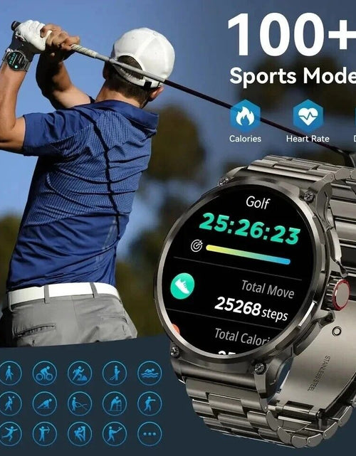 Load image into Gallery viewer, 1.85" Ultra HD Smartwatch GPS Bluetooth Call Health Monitoring Watch Gym Gift
