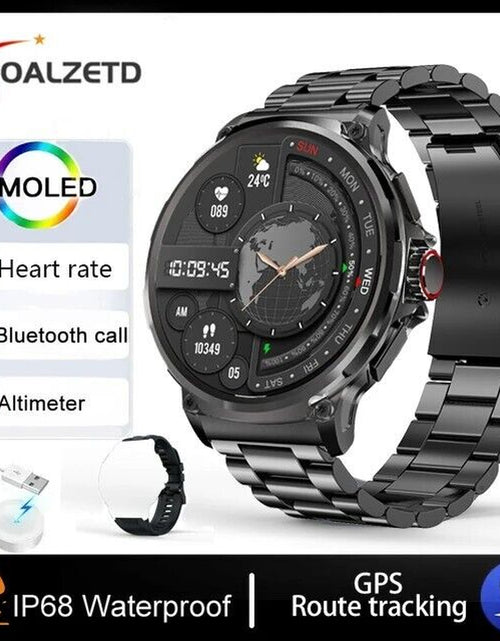Load image into Gallery viewer, 1.85" Ultra HD Smartwatch GPS Bluetooth Call Health Monitoring Watch Gym Gift
