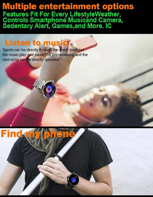 Load image into Gallery viewer, 1.85" Ultra HD Smartwatch GPS Bluetooth Call Health Monitoring Watch Gym Gift
