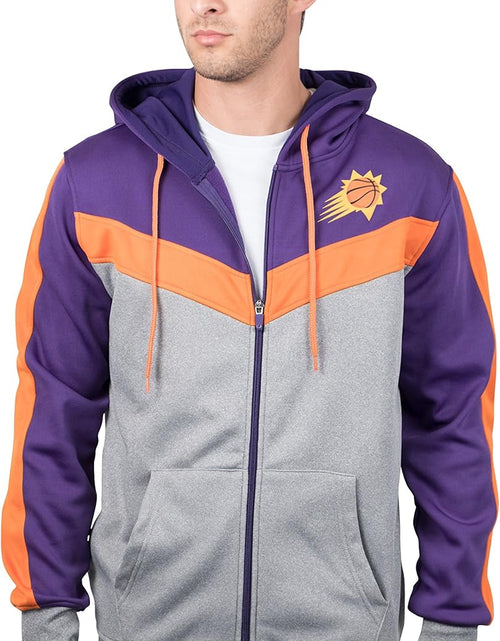 Load image into Gallery viewer, NBA Men'S Soft Fleece Full Zip Jacket Hoodie

